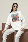 Şarkıcı Taylor Swift The Eras Tour Baskılı Unisex Oversize Hoodie