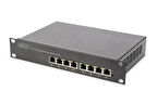 Digitus Yönetilemeyen 8 port 1000Base-T Gigabit Switch, Masaüstü Tip, 10-Inch Duvar Kabinetleri için uygun&lt;br&gt;
Digitus 8-port Gigabit Ethernet Unmanaged Switch for use in 10-Inch Wall Cabinets