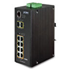 Endüstriyel Tip Yönetilebilir Ethernet Switch (Industrial Managed Ethernet Switch)&lt;br&gt;
8-Port 10/100/1000Base-TX 802.3at/af PoE+ Injector (Port başına 30.8 watt) (PoE Güç Bütçesi maks. 270 watt)
