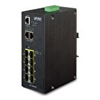 Endüstriyel Tip Yönetilebilir Switch (Industrial Managed Switch)&lt;br&gt;
8 x 100/1000Base-SX/LX mini-GBIC yuva&lt;br&gt;
2-Port 10/100/1000T&lt;br&gt;
IP30, -40~75 Derece C
