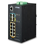 Endüstriyel Tip Yönetilebilir Ethernet Switch (Industrial Managed Ethernet Switch)&lt;br&gt;
Basic L3&lt;br&gt;
8-Port 10/100/1000Base-T RJ45 with IEEE 802.3at/af PoE+ Injector (Port başına 30.8 watt)