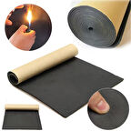 Araç 10mm Flexi Kauçuk 100cmx 5mt Yanmaz Oto Ses Yalıtım Süngeri Yapışkanlı 5m²