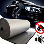 Kaput Altı Alüminyum Folyolu Kendinden Yapışkanlı 6mm 100x150 Kauçuk Ses Yalıtım Levhası