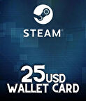 Steam Wallet Code 25 USD