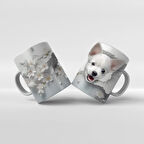 Baskılı Kupa Bardak Sevimli Köpekler - 8