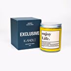 Enjoy Life Kokulu Renkli Cam Soya Mum 200GR.