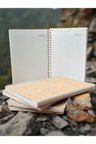Kraft Kapaklı Kareli Defter A5 | Göz Yormaz | 70 Yaprak | Geri Dönüşüm | Vintage