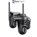 4 Kameralı 16MP 3 PTZ Dönebilen Wifi Sesli Kamera