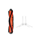 Roidmi Eve Vacuum Mop Uyumlu Yedek Ana Fırça ve Yan Fırça-3 Parça