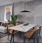 Rsylight Retro Siyah Metal Dekoratif Tekli Kafe Mutfak Aydınlatma Avize Çağ:40 cm