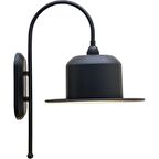 Rsylight Retro Dekoratif Rustik Metal Dekoratif Oturma Odası - Yatak Odası Duvar Baston Siyah Aplik 