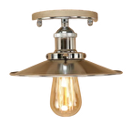 Rys Modern Dekoratif Mat Krom Tavan Plofyoner Avize Çap. 23 cm