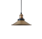 Rys Retro Rustik Eskitme Kaplama Dekoratif Rustik Tekli Sarkıt Avize Çap:23 cm