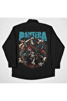 Pantera Rock Metal Müzik Grubu Baskılı Unisex Gömlek