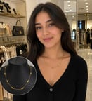 Çelik Kolye Gold