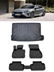 Sahler Premıum Bmw 1 Serisi F70 2024 ve Sonrası  4.5D Sahler Paspas ve Rizline 3D Bagaj Havuzu