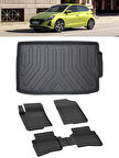 Sahler Hyundai İ20 2021 Sonrası Elite Plus 4.5D Paspas 3D Rizline Üst 3D Bagaj Havuzu Set