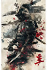 Samurai Kanvas Tablo