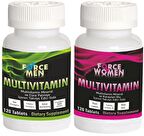 Force Men Multivitamin Force Women Multi Vitamin 2li Set