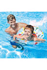 Desenli Simit Şişme Havuz ve Deniz Yüzme Simidi Çocuk Can SimidiIntex 6-10 Yaş 61 cm  