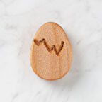 Hobi Baby Yumurta Figürlü Organik Ahşap Boncuk - F