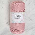 Loren Polyester Soft Macrame Pembe El Örgü İpi - LM042 - 34446
