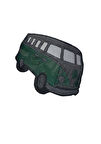 Aplike Ütü İle Yapışan Otobüs Yeşil Arma 14x2,5 cm