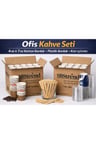*YENİ*HEDİYELİ-Üreticiden Koli Set 100’er adet ,4oz 7oz Karton Bardak Set,Plastik Bardak,Karıştırıcı