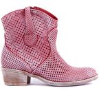 Sail Lakers - Kırmızı Eskitme Deri Yaz Botu