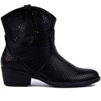 Sail Lakers - Siyah Fermuarsız Kadın Yaz Botu