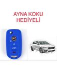 Fiat Egea 500x Silikon Anahtar Koruma Kılıfı + 5 Adet Hediye Koku 2.Resime Bakınız Uyumlu Anahtar Modeline