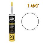 Selsil Silikonize Mastik BEYAZ 500 gr. - 1 Adet