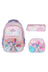 Relaxion Yeni Sezon Elsa Figürlü Ilkokul Sırt Çantası Beslenme Çantası Kalemlik Üçlü Takım