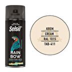 Selsil Rainbow Akrilik Sprey Boya KREM 400 ml. - RAL1015
