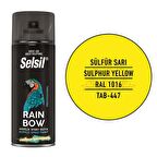Selsil Rainbow Akrilik Sprey Boya SÜLFÜR SARISI 400 ml. - RAL1016