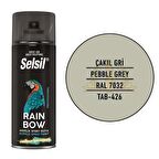 Selsil Rainbow Akrilik Sprey Boya ÇAKIL GRİ 400 ml. - RAL7032