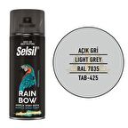 Selsil Rainbow Akrilik Sprey Boya AÇIK GRİ 400 ml. - RAL7035