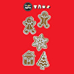 New Year Christmas Yeni Yıl Patch Set Patch Yama Seti