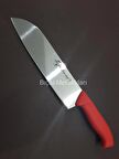 KIRMIZI SAP SANTOKU ŞEF BIÇAĞI 30CM T5 ÇELİK