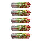 Nazenin Düz Kilitsiz Şeffaf Orta Boy Buzdolabı Yemek Gıda Poşeti Torbası- 24x38 Cm. - 30'lu 5 Paket