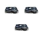 Plastik Siyah Kaşık - Parti Davet Piknik Çorba Yemek Kaşığı - 18 Cm. - 100'lü 3 Paket