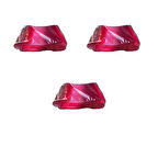 Plastik Şeffaf Pembe Sup Kaşık - Tatlı Dondurma Kaşığı - 12.5 Cm. - 50 Adetlik 3 Paket