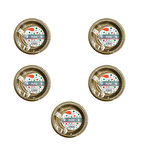 My-Ebi Altın Renkli Parti Davet Plastik Tabak - 17 Cm. - 25 Adetlik 5 Paket