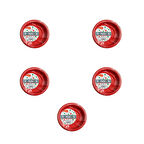 My-Ebi Kırmızı Renkli Parti Davet Plastik Tabak - 17 Cm. - 25 Adetlik 5 Paket