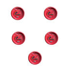 Roll-Up Kullan At Renkli Kırmızı Parti Davet Plastik Tabak - 22 Cm. - 25 Adetlik 5 Paket