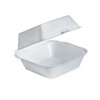 Dağyüce Tek Kullanımlık Köpük Hamburger Kapaklı Kase Kutu - 15x15x8 Cm. - 30 Adet