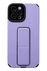 Newface Apple Uyumlu İphone  Pro Max Kılıf Mega Standlı Silikon - Lila