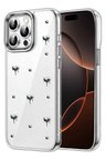 Newface Apple Uyumlu İphone  Pro Max Fiyonk Desenli Kapak - Desen