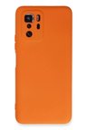 Poco X3 Gt Kılıf Nano İçi Kadife Silikon - Turuncu