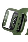 Watch 45Mm Camlı Kasa Ekran Koruyucu - Koyu Yeşil